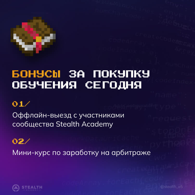 STEALTH ACADEMY — слайд 13